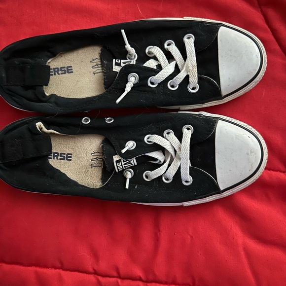 Converse Black Shoreline Canvas Sneakers - Picture 1 of 4